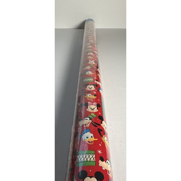 Disney Christmas Wrapping Paper, Mickey Mouse, Pluto, Donald Duck 20 Sq Feet - Picture 5 of 5